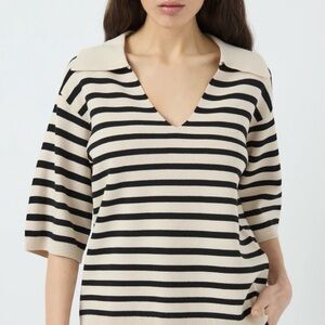 YAS NWT Sweater 'YASFONNY' in Cream and Ebony